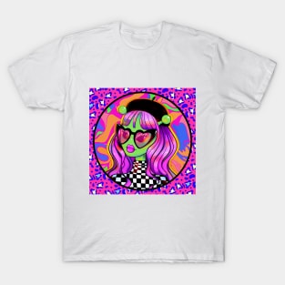 Funky Alien Print T-Shirt